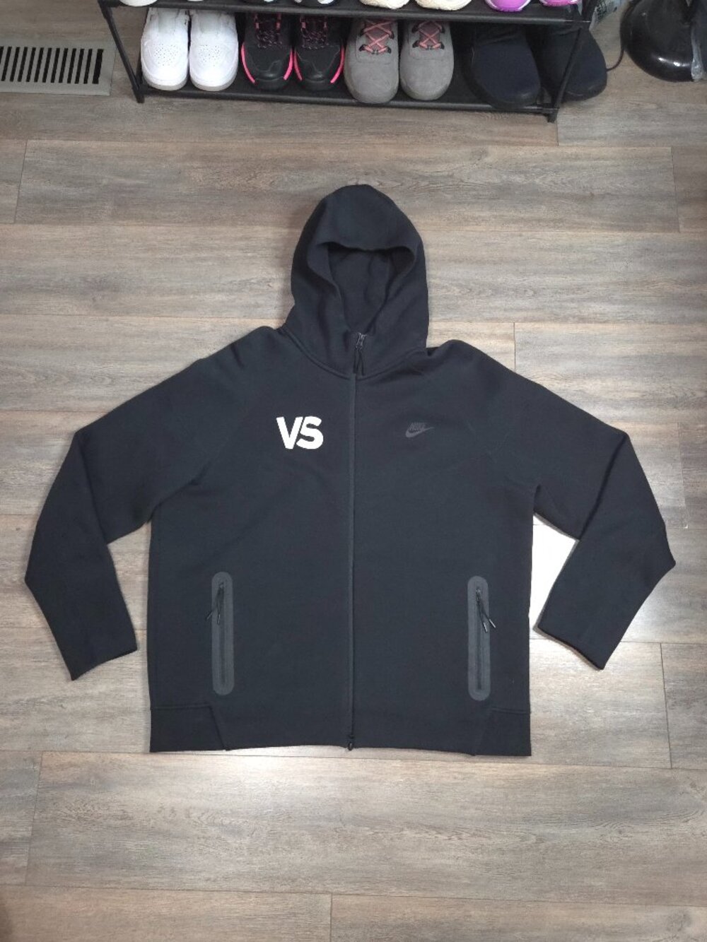 Nike Full Zip Men's Hoodie Size XXL Black